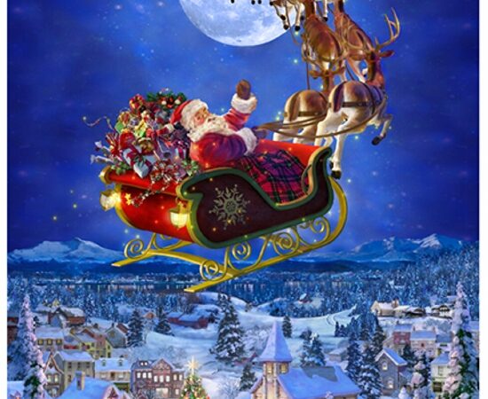 Hoffman Fabrics To All A Goodnight Christmas Panel