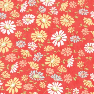 Moda Fabrics Catalina by Fig Tree Quilts Floral on Lollipop Red
