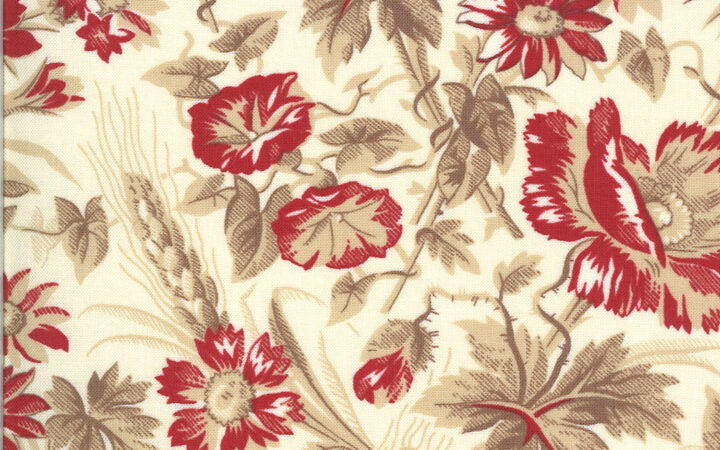 Moda French General La Rose Rouge Ghislane Pearl