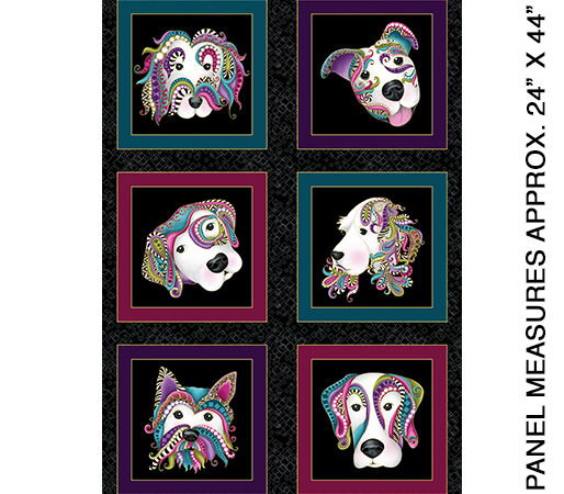 Benartex Dog On It Quilt Panel