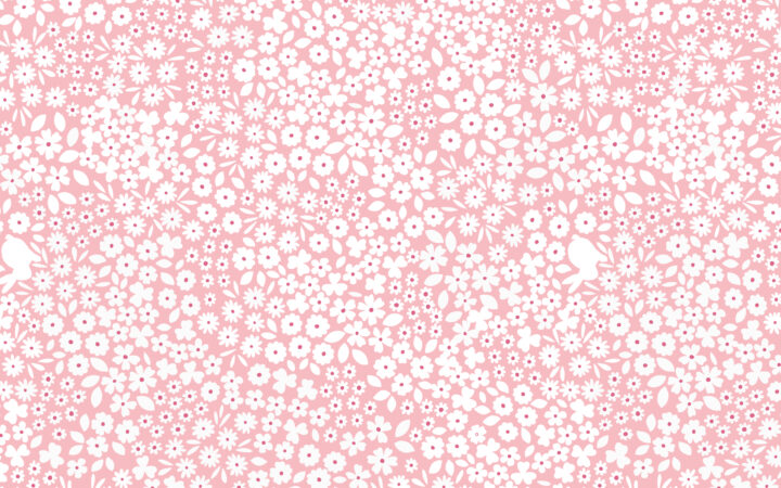 Lewis & Irene Bunny Hop Pink Floral