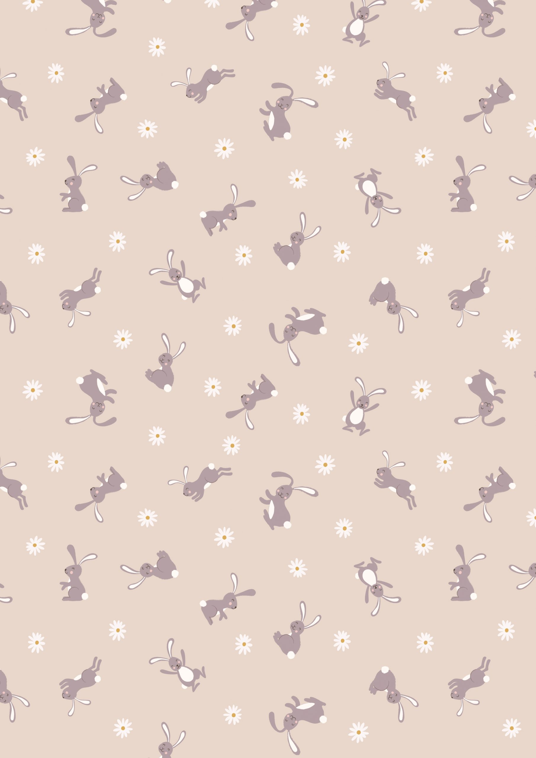 Easter Bunny Digital Cotton Print Fabric – Remnant House Fabric