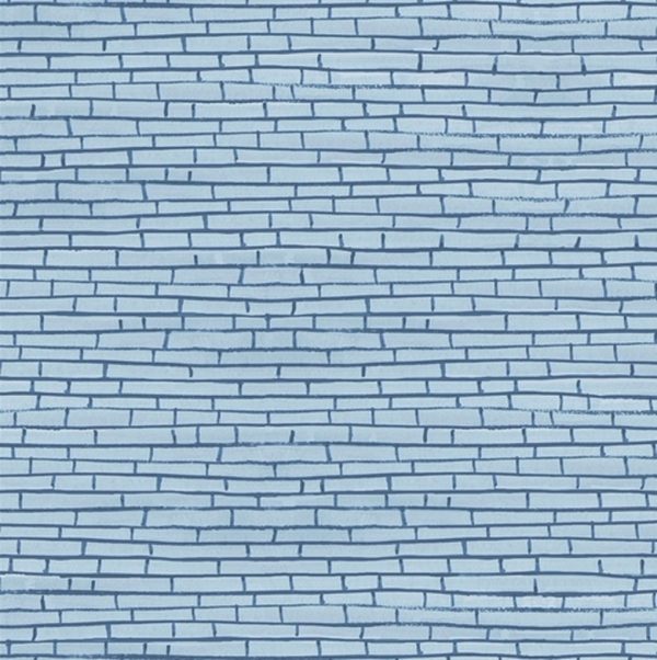 P & B Textiles Sailor's Rest Harbour Wall Blue