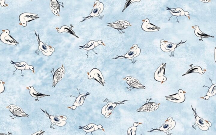 P & B Textiles Sailor’s Rest Seagulls