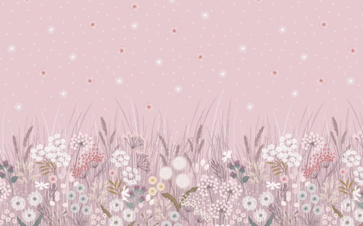 Lewis & Irene Fairy Clocks Double Border Print
