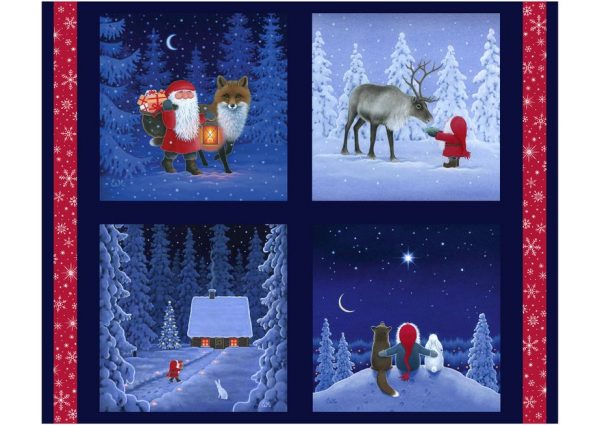 Lewis & Irene Keep Believing CE12 Christmas Cushion Panel