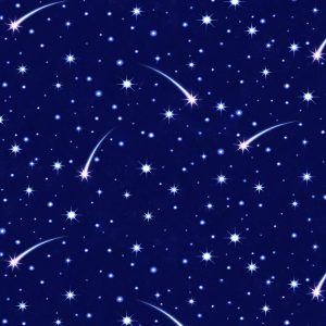 Lewis & Irene Keep Believing CE13 Shooting Stars on Dark Blue