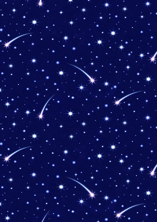 Lewis & Irene Keep Believing CE13 Shooting Stars on Dark Blue