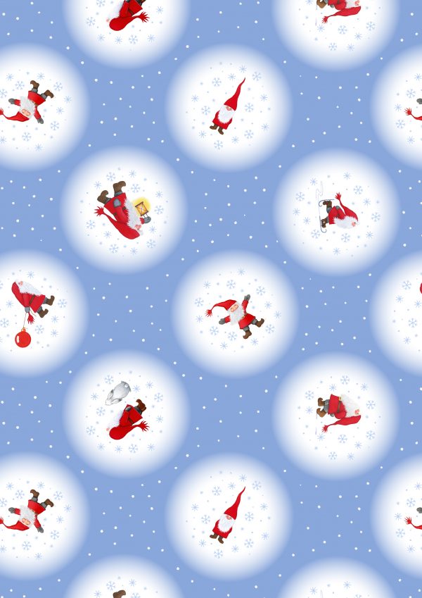 Lewis & Irene Keep Believing CE15.1 Tomte Snowballs on Icy Blue0