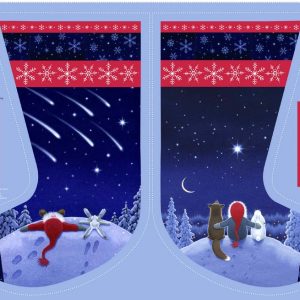 Lewis & Irene Keep Believing CE9 Christmas Stocking Panel