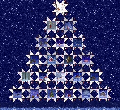 Lewis & Irene Free Christmas Quilt Pattern