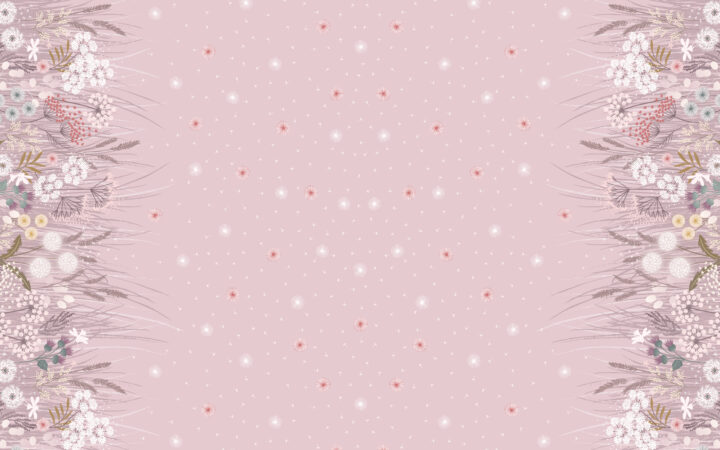 Lewis & Irene Fairy Clocks Double Border Print