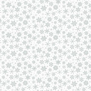 Makower Christmas Classics Silver Snowflakes