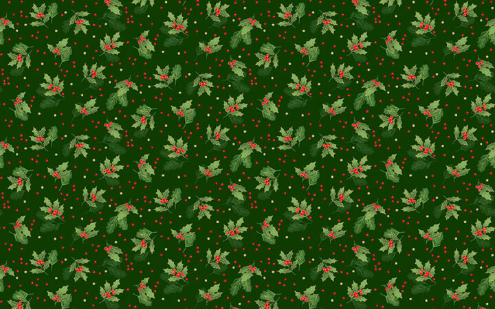Makower Christmas Classics Holly Spray