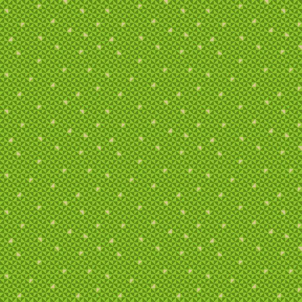 Makower Fabrics Santa Express Green Geometric Blender 2384/G