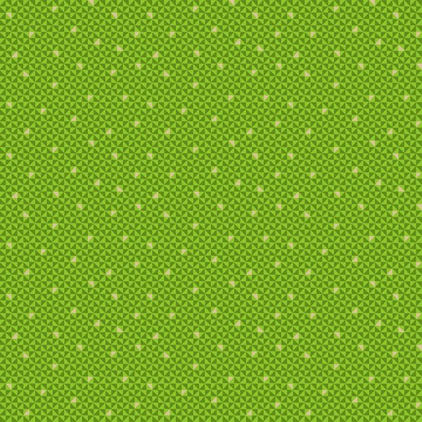 Makower Fabrics Santa Express Green Geometric Blender 2384/G