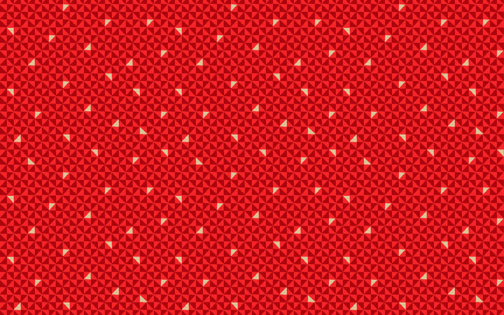Makower Santa Express Red Geo
