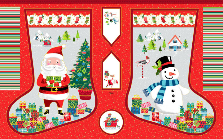 Makower Santa Express Christmas Stocking Instructions