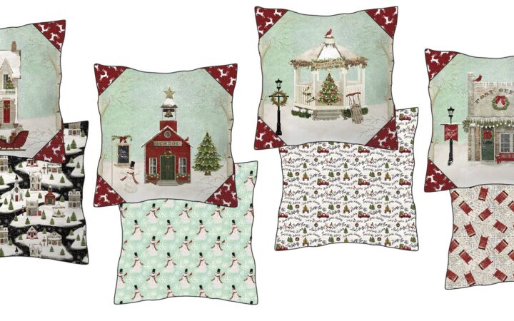 3 Wishes Home for the Holidays Cushion Pattern