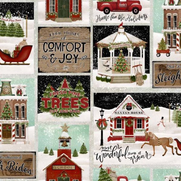 3 Wishes Home for the Holidays Block Design