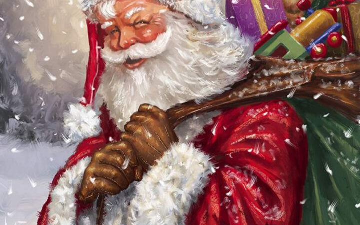 Riley Blake Jolly Old St Nick Panel