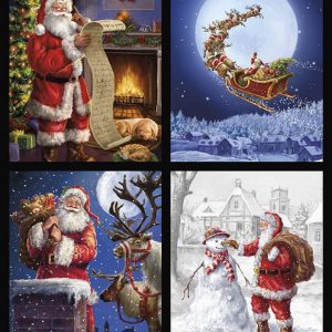 Christmas Pillow Panel, Quilting Fabric from Riley Blake Designs, P869 –  SoKe