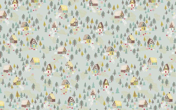 Riley Blake Goldilocks Village Teal