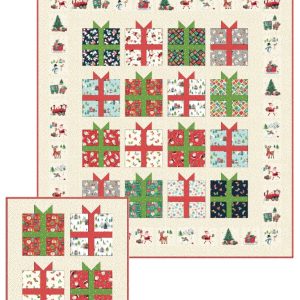 Makower Santa Express Quillow Pattern