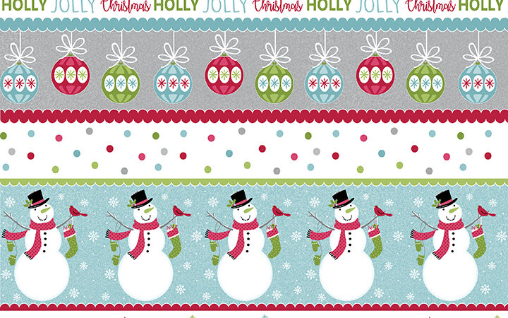 Benartex Joy Festive Stripe