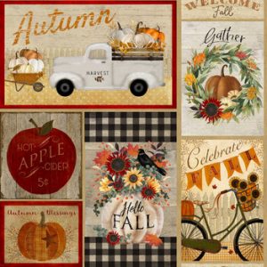 3 Wishes Fabric Happy Fall Block Design