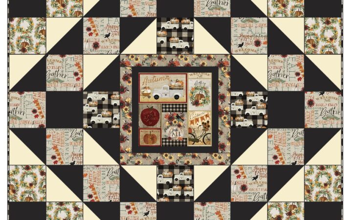 3 Wishes Happy Fall Free Quilt Pattern