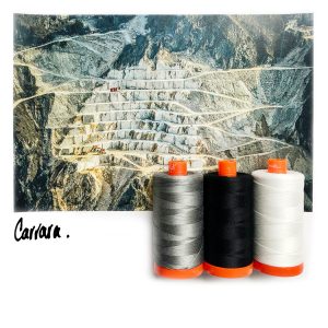 Aurifil Threads Colour Builder Carrara Black & White