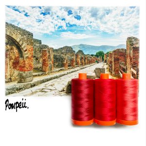Aurifil Threads Colour Builders Pompeii Red