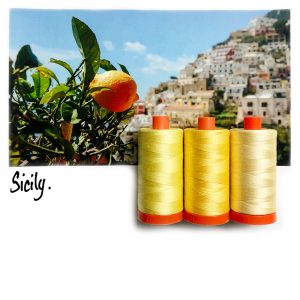 Aurifil Threads Colour Builder Sicily Yellow