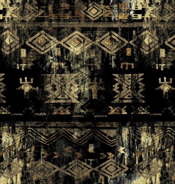 3 Wishes Fabric Global Luxe Tribal Texture Design
