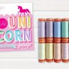 Aurifil Tula Pink Unicorn Poop Collection Box & Thread