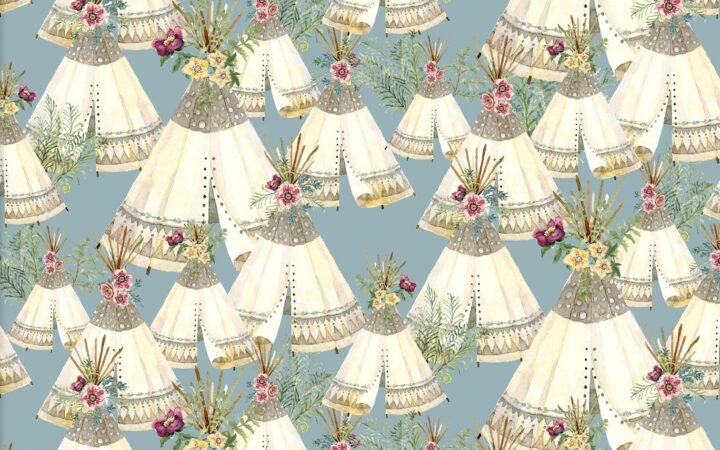 3 Wishes Forest Friends Pink Tents
