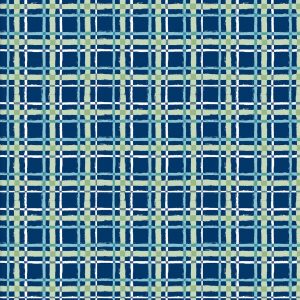3 Wishes Fabrics Forest Friends Blue Plaid