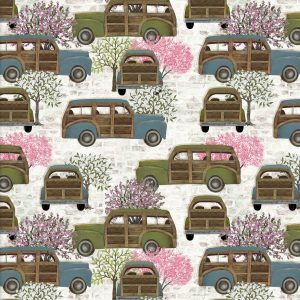 3 Wishes Fabric Touch of Spring Collection Wagoneers