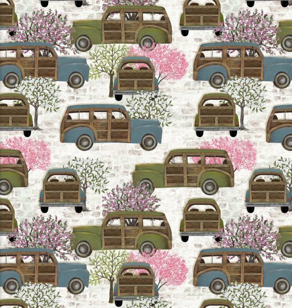 3 Wishes Fabric Touch of Spring Collection Wagoneers