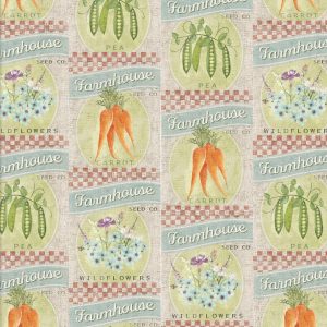 3 Wishes Fabrics Touch of Spring Seed Packet Design