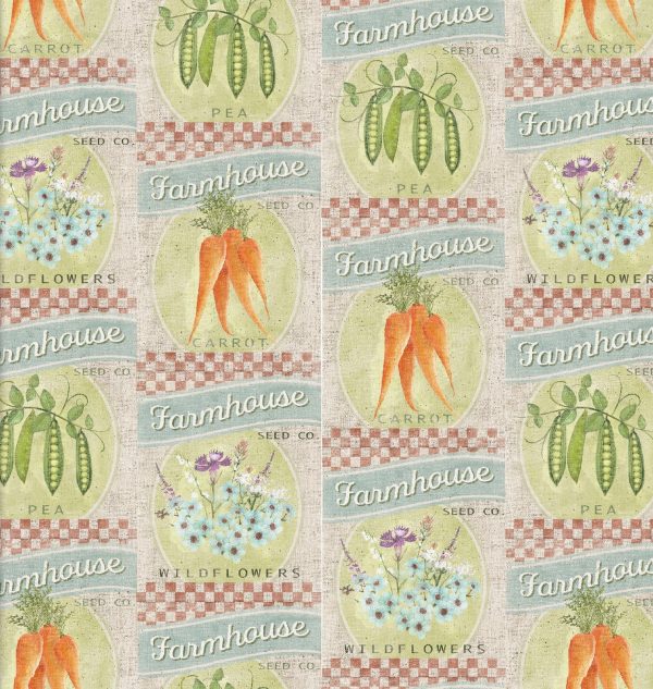 3 Wishes Fabrics Touch of Spring Seed Packet Design
