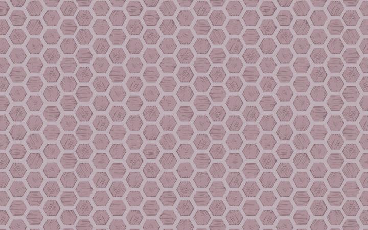 Lewis & Irene Queen Bee Mid Lilac Honeycomb