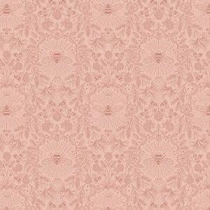 Lewis & Irene Fabrics Queen Bee Peach A502.2