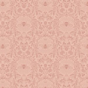 Lewis & Irene Fabrics Queen Bee Peach A502.2