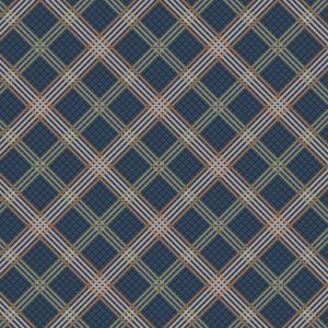 Lewis & Irene Fabrics Loch Lewis Rich Blue Check