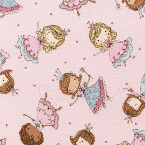 Timeless Treasures Glitter Princess Pink Fabric