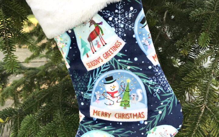 Snowglobes Christmas Stocking Kit