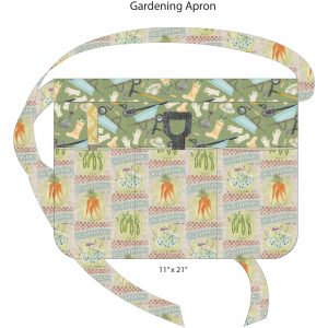 3 Wishes Touch of Spring Free Gardening Apron Pattern