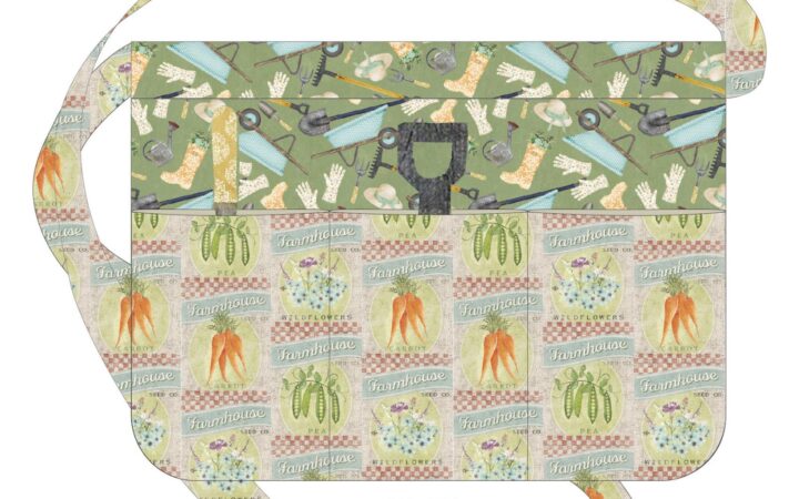 3 Wishes Touch of Spring Free Gardening Apron Pattern